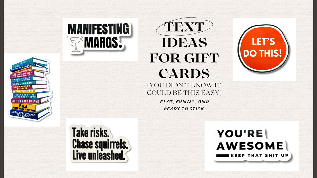 Skip Gift Card Example Text for Gift Card: Skip the Message. Add a Sticker Instead. – Sly Dawg ...