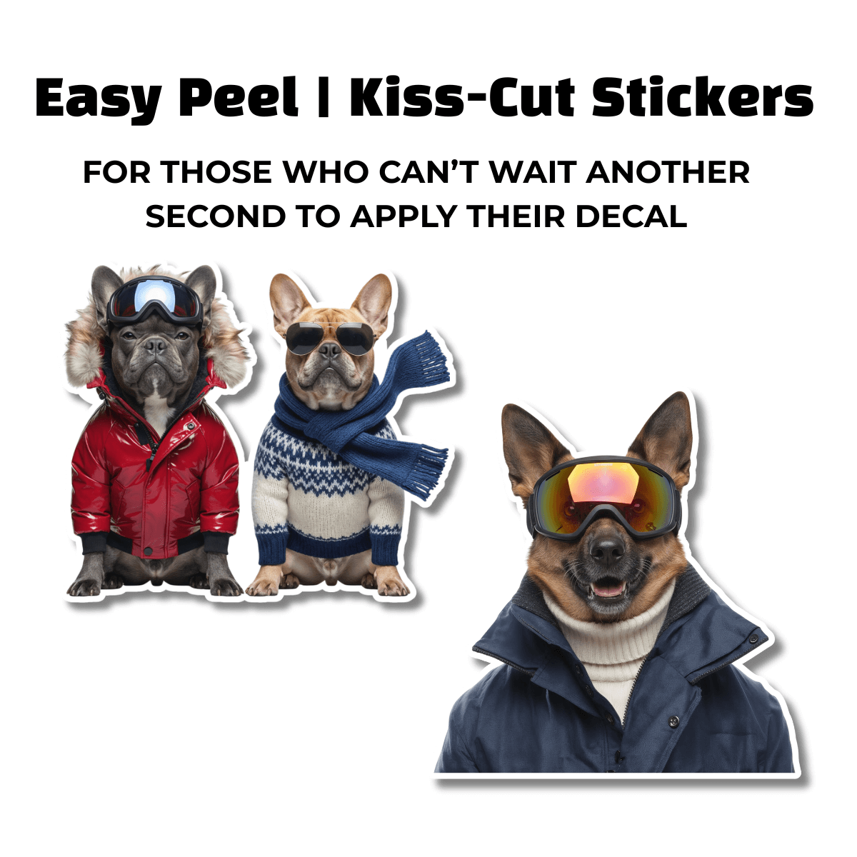 Kiss-Cut Easy Peel Stickers