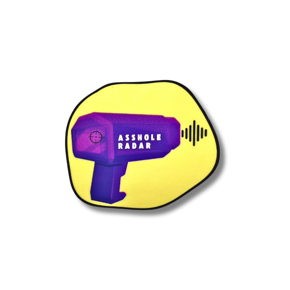 Radar Funny Sarcastic Vinyl Sticker – Sly Dawg Studio