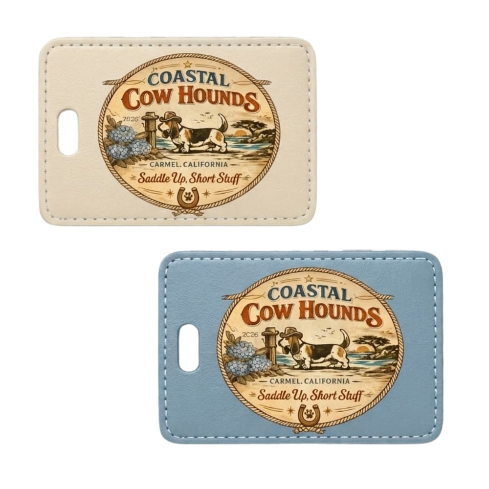 Basset-Con Luggage Tag