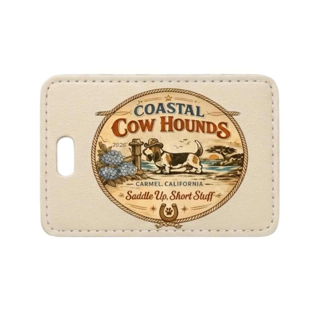 Basset-Con Luggage Tag