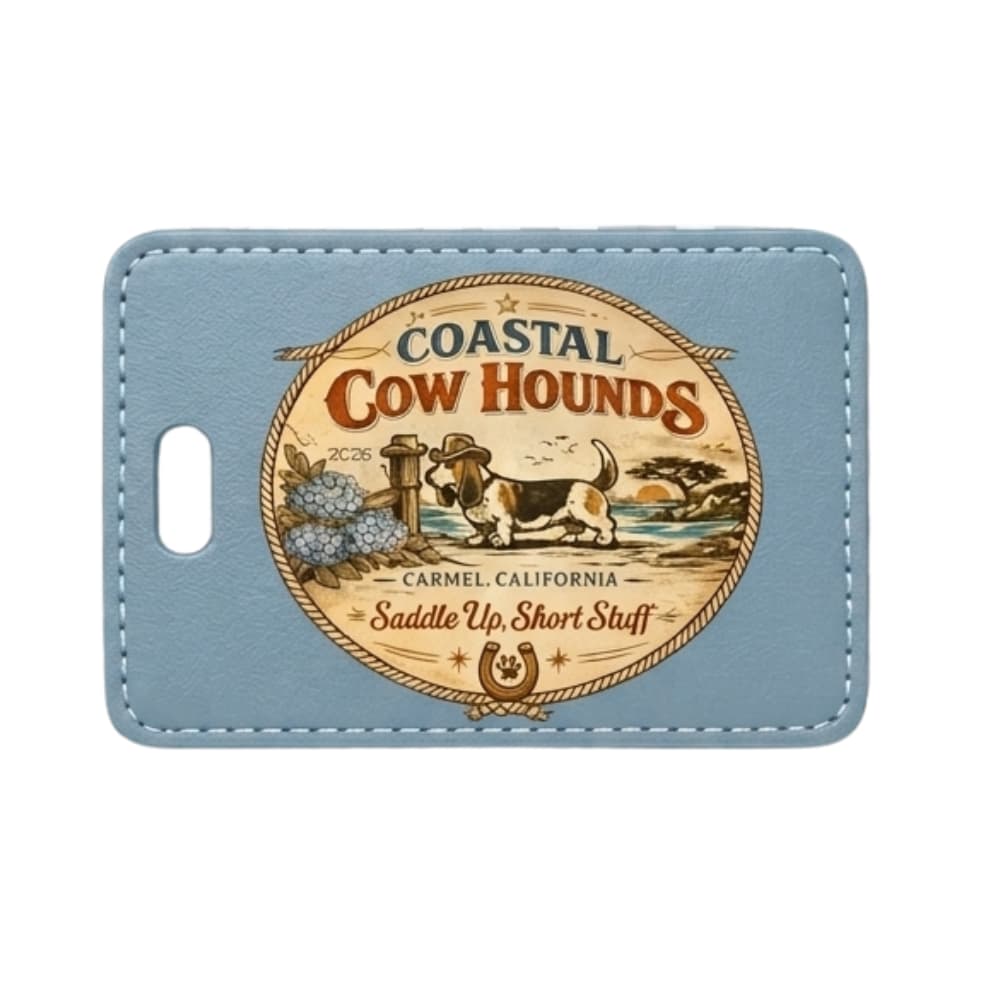 Basset-Con Luggage Tag