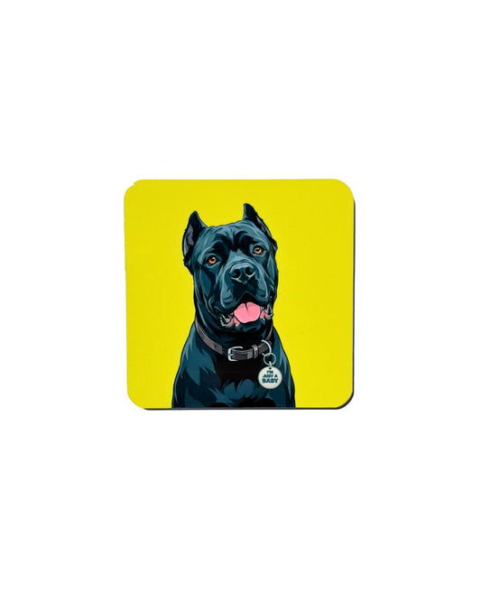 Black Cane Corso Magnet for People Who Get Drooled On