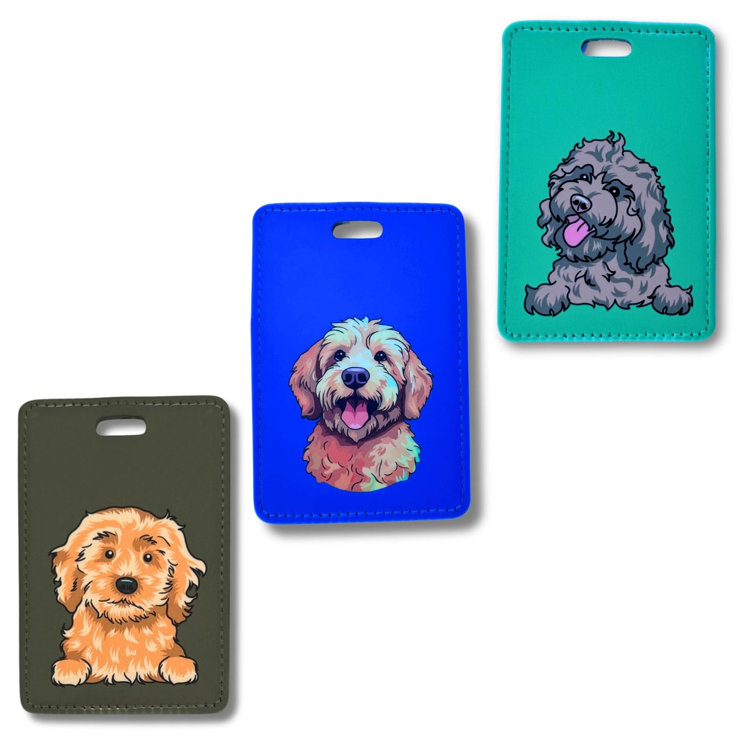 Cavapoo Labradoodle Goldendoodle Luggage Tag