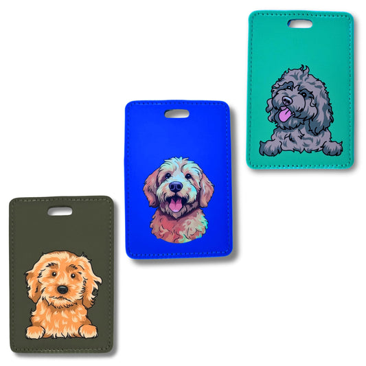 Cavapoo Labradoodle Goldendoodle Luggage Tag