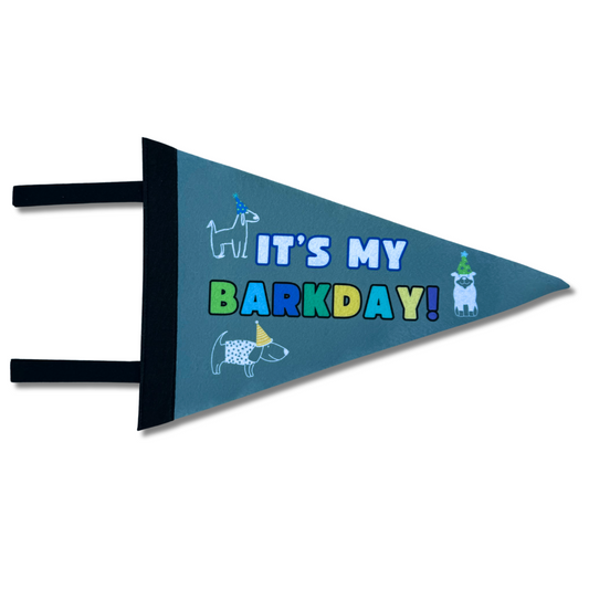 Felt Flag Pennant Dog Birthday