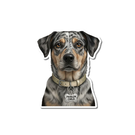 Funny Catahoula Leopard Dog Sticker