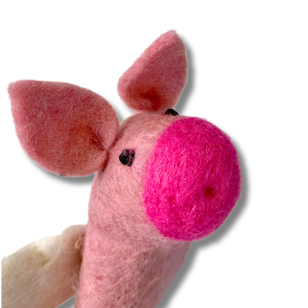 Flying Pig Tree Topper | Felt Pig Topper Christmas Tree