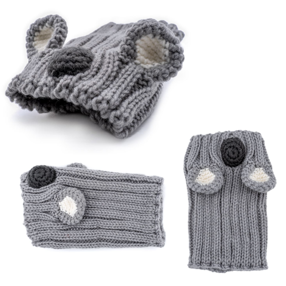 Cute Koala Dog Snood | Koala Hat for Dogs