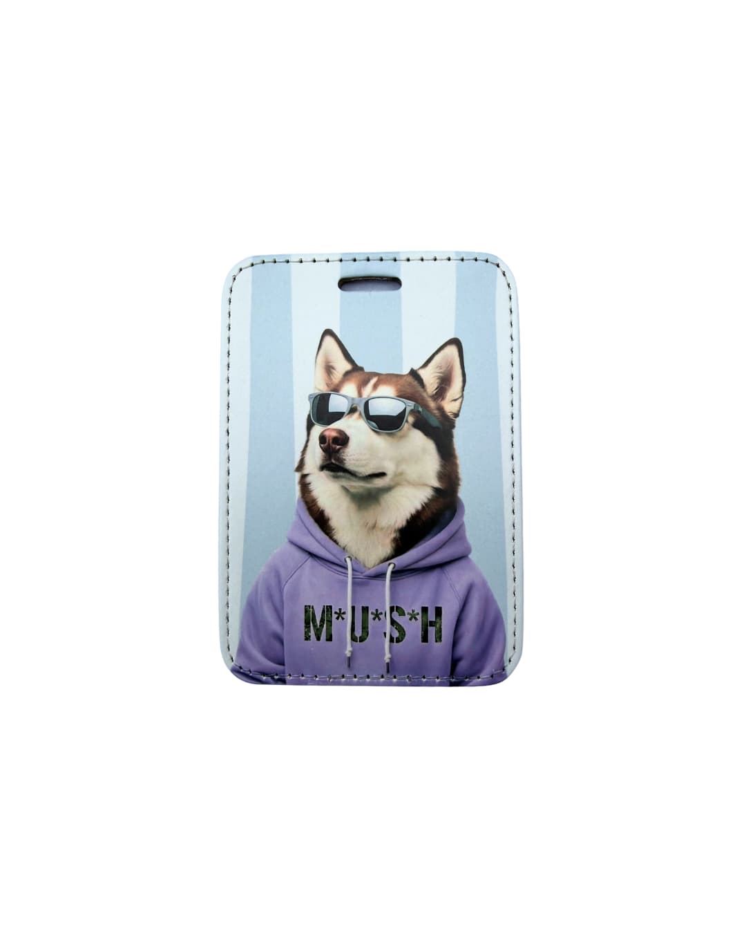 Funny Alaskan Malamute Luggage Tag | Dog Travel Gift