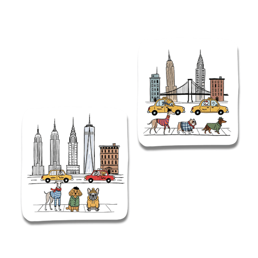 NYC Dog Sticker | New York City Dog Lover Stickers