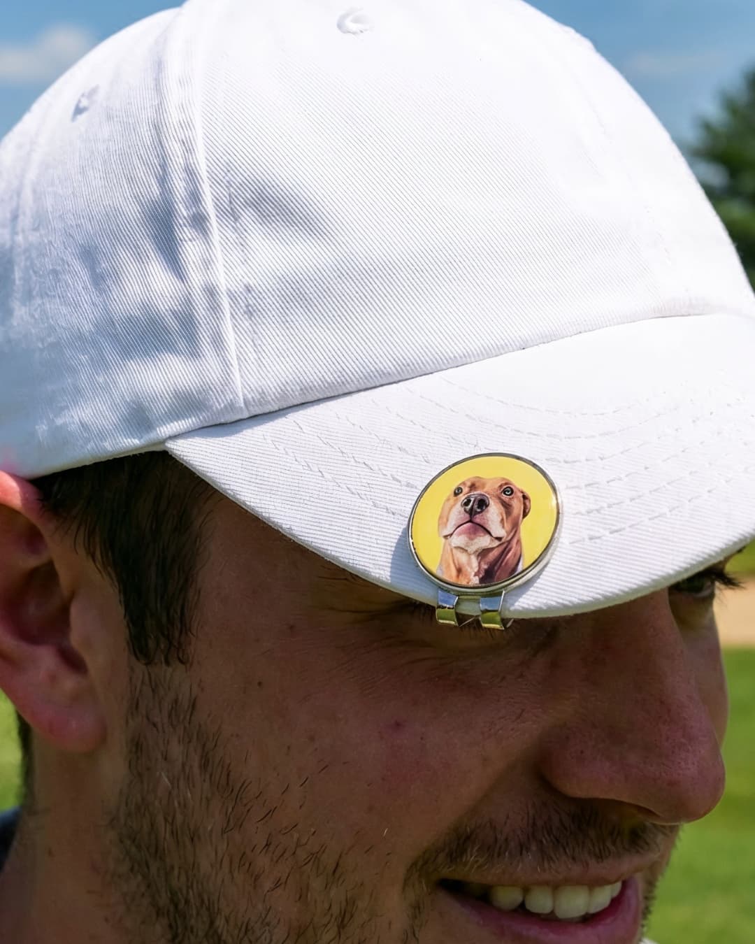 Custom Magnetic Golf Hat Clip with Interchangeable Golf Ball Markers