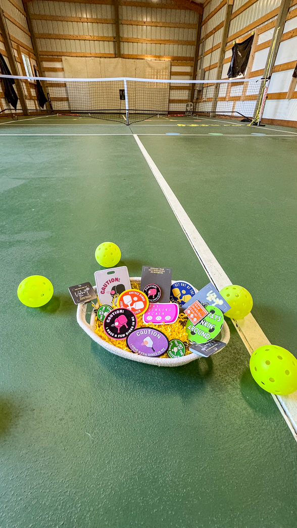 Fun Pickleball Gift Basket for the Pickleball Obsessed