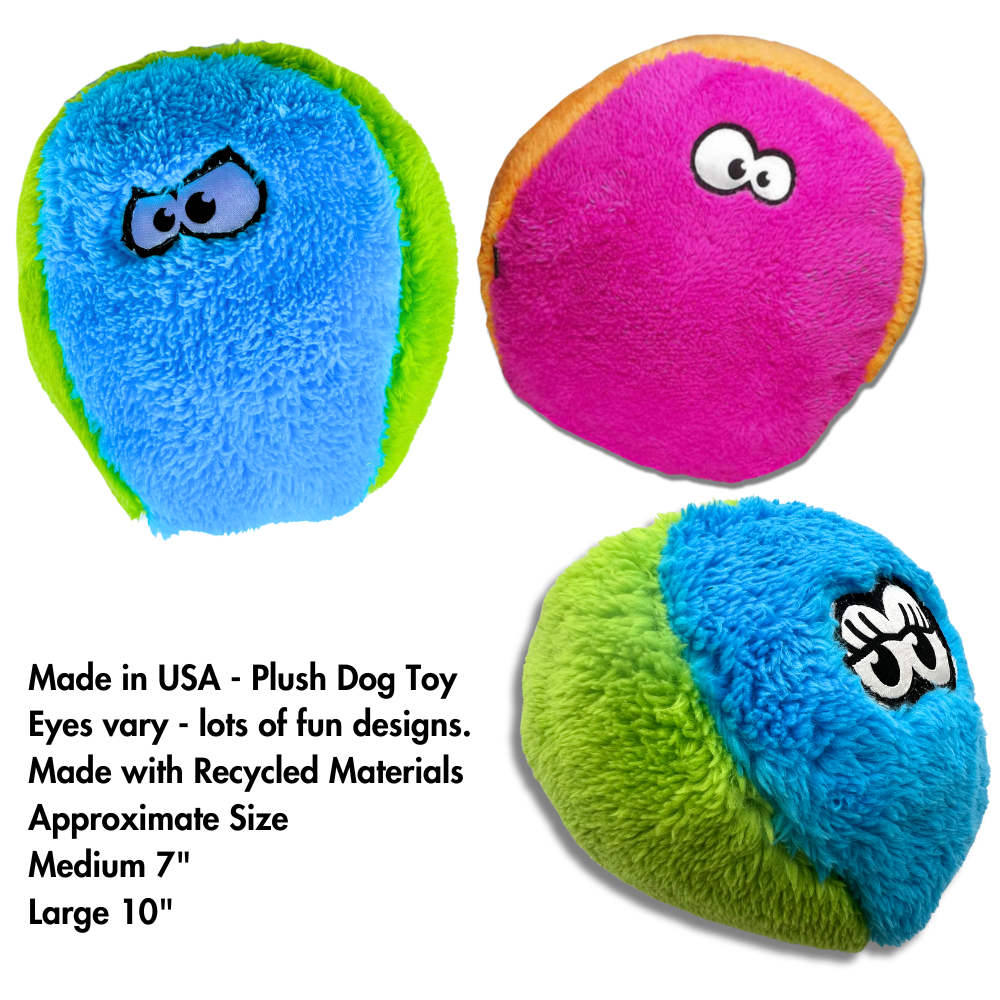 Plush Indoor Ball Dog Toy by Cycle Dog