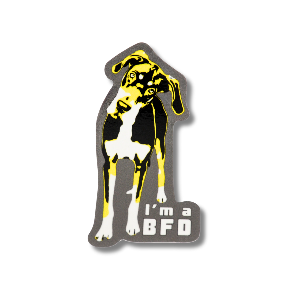 BFD Great Dane | Dog Sticker – Sly Dawg Studio